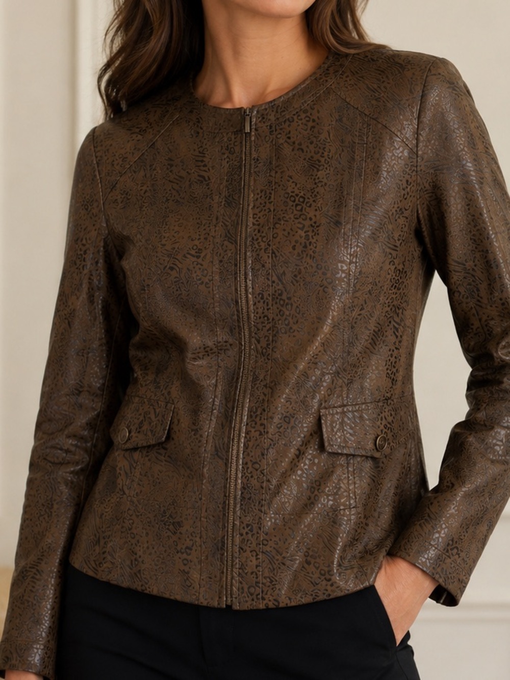Elementz Brown Lined Jacket
